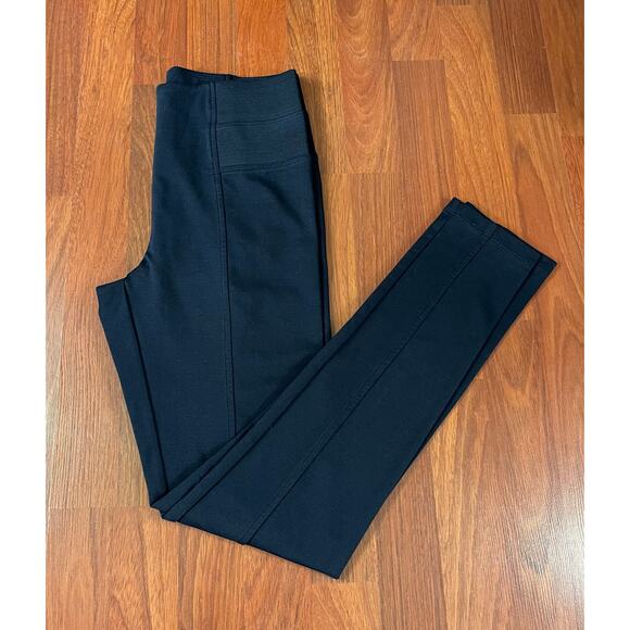 Womens SIMPLY NOELLE Leggings Navy Blue Pull On - Picture 1 of 6